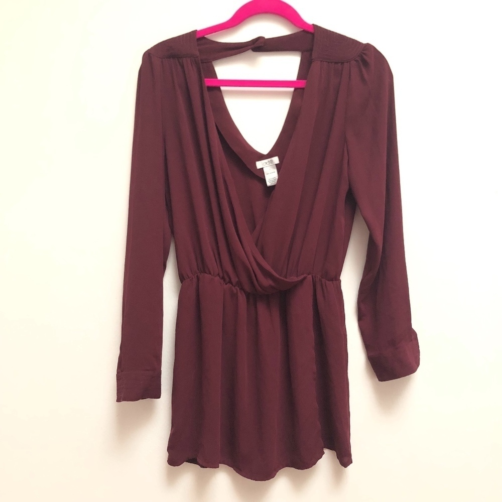 Maroon Cache dress size S // 0343